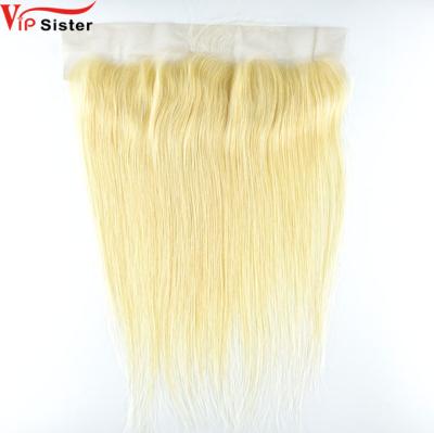 China Human Virgin Hair Wholesale Price Inventory Human Hair Huge 13x4 Straight Blonde 613 Headband In Stock for sale