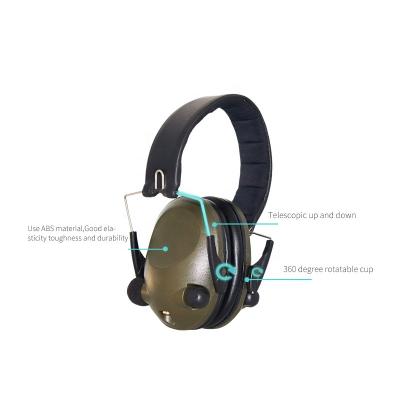 China Sound Volume Knob On/Off Adjustable Low Cost With Independent Volume Controls Low Profile Electronic Earmuffs for sale