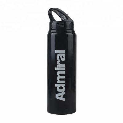 China Agriculture Brand Customized Water Sport Bottle Free Sample Promotion Gift 850ml Portable Aluminum Drinking Bottle With Straw for sale