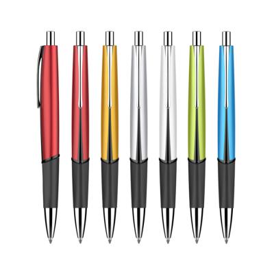 China Good Quality Press Ballpoint Pen Pen Promotional Colorful Plastic Plastic Custom Logo Printing for sale