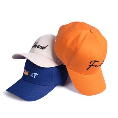 China COMMON Unisex Multi Color Adjustable Cotton Sports Baseball Custom Logo Hat for sale