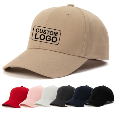 China COMMON Logo Unisex Sports Multi Color Custom Cotton Baseball Cap Adjustable Hat for sale