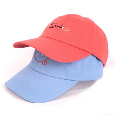 China COMMON Unisex Multi Color Sports Cotton Adjustable Dad Baseball Cap Hat for sale