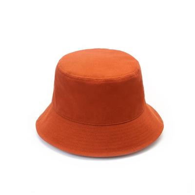 China 100% Cotton Comfortable Outdoor Multi Color Flat Plain Plain Unisex 100% Cotton Bucket Hat for sale