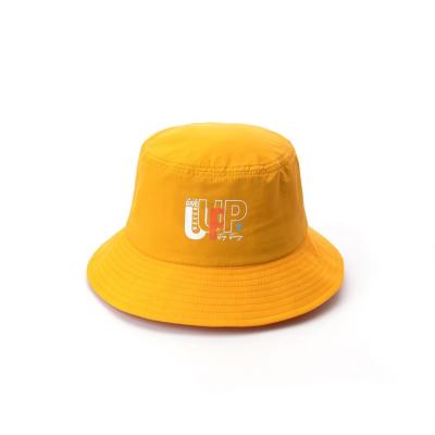 China Logo Multi Color Flat Top Comfortable Unisex Custom Made Summer Outdoor Bucket Hat for sale