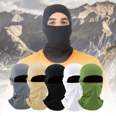 China Custom White COMMON Balaclava Spandex Designer Logo Ski Masks Motorcycle Ski Mask for sale