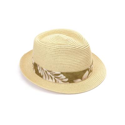 China Sun Protection & Unisex Summer Breathable Straw Hats With Rope by Fedora Paper Plain Multi Color for sale