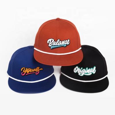 China JOINT Logo 6 Panel Cotton Embroidery 100% Custom Sports Snapback Hats for sale