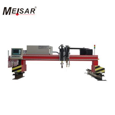 China High Quality Construction Material Stores MS-4B Gantry CNC Cutting Machine with Two Torches Flame and Plasma for sale