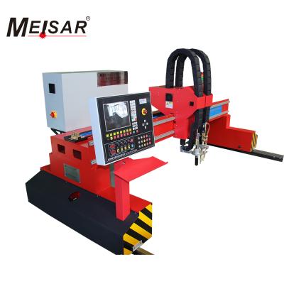 China Building Material Shops Quality Assurance Gantry CNC Cutting Machine With Two Cutting Torch Plasma Cutting Machine for sale