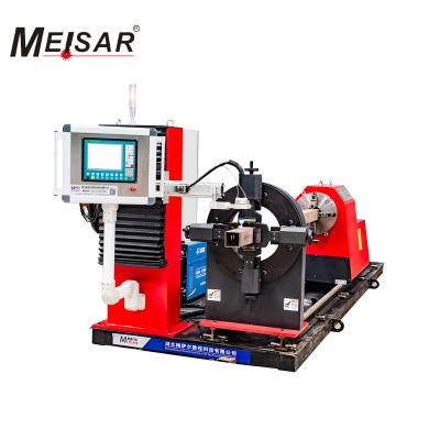 China Pipe Cutting Machine MS-120XF Maunfacturer 12m CNC Square Pipe Cutter Plasma Pipe Cutting Machine For Tube Cutting for sale