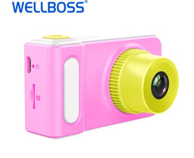 China Wellboss Children's Camera Cartoon Visual Projection Large Mini Plastic Toy Camera With Screen Camera For Children 85x48.5x42mm for sale