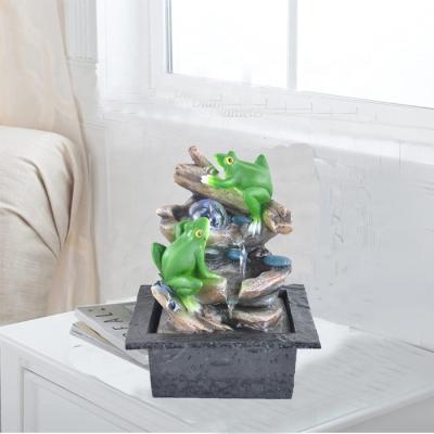 China Modern Feng Shui Water Fountain Table Decorative European Portable Top Stone Desktop Garden Morden Home Decor for sale