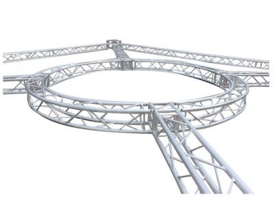 China Aluminum Alloy 6082-T6/6061-T6 Rotating Circular Roof Lighting Truss For Event Circus Stage Equipment Nightclub for sale