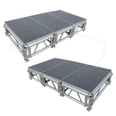 China Concerts Platform Lighting Podium System Aluminum Movable Concert Event Truss Roof With Aluminum Stage for sale