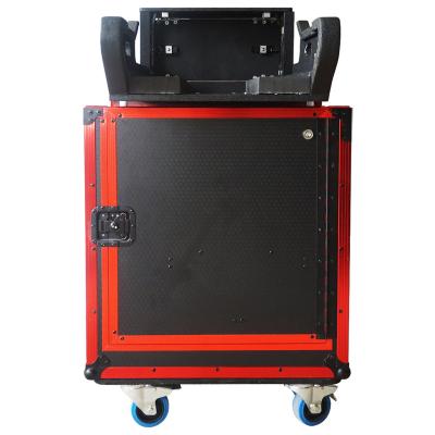 China 12mm Plywood Customized DJ Workstation Flip Flight Case For X32 Digital Mixer With Wheels for sale