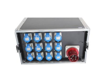 China Electric Power System 5U 12 Way Electrical Power Distribution Box With 16A 3pin Outlet for sale