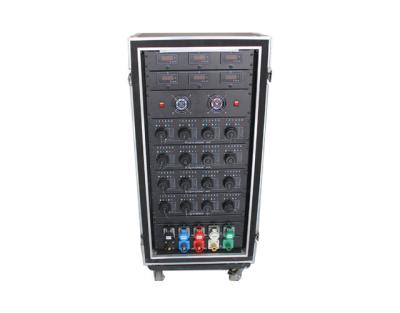 China Power system 19 pin socapex electrical power distribution with camlock 400A main inpout and outlet for sale