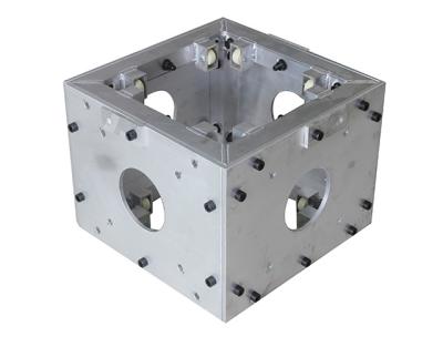 China Convenient Exhibition Event Truss Lighting Pin Truss Props Aluminum Socket Block for sale