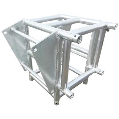 China 290*290mm Portable Quickly Assemble Spindle Truss Roof System With Truss Adapter Aluminum Cube Corner for sale