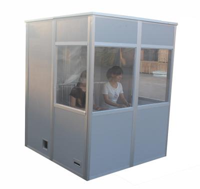 China Portable and Removable Professional Interpreter Translation Kit Simultaneous Booth for 1/2 Person Interpretation for sale