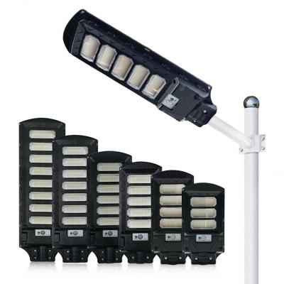 China Outdoor Remote Control Waterproof Ip65 Garden All In One Garden Light 100W 200W 300W 400W 500W 600W Led Solar Street Light for sale