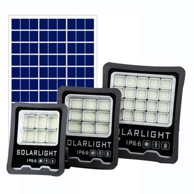 China Garden Led Flood Light Outdoor 100W 200W 300W Lighting Ip66 Waterproof Solar Motion Sensor Garden Street Flood Light for sale