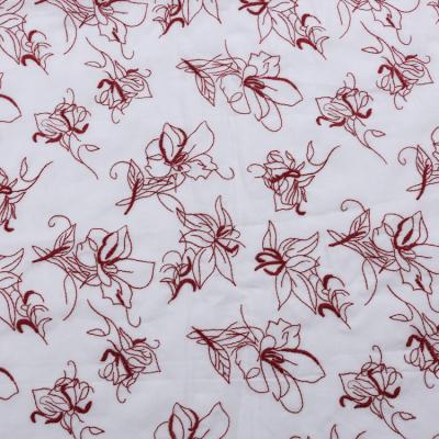 China Fashion The Most Popular China Cotton All Over Embroidery Fabric for sale