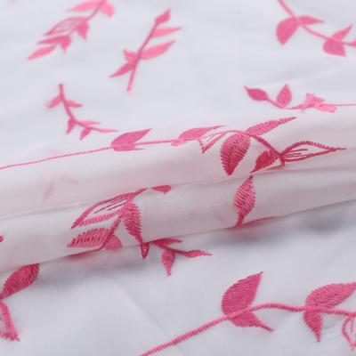 China Fashion Light Weight 100% Polyester GGT Fabric With All Over Embroidery for sale