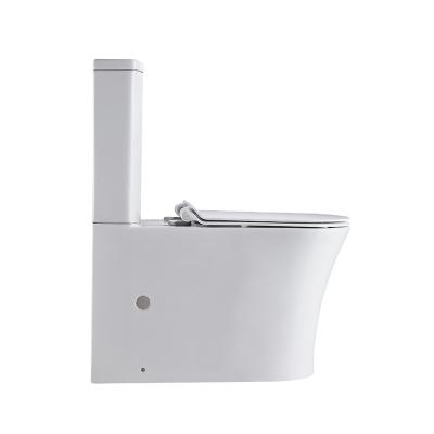 China 2022 Classic Double-Flow BINLI Australian Standard Western Style Commode Washdown Two Piece Toilet for sale