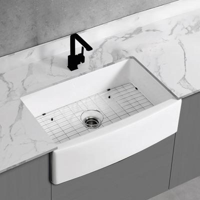 China Without Corner Luxury Modern Sink Furniture Bathroom Kitchen Farmhouse Faucet Undermount Sanitary Sink for sale