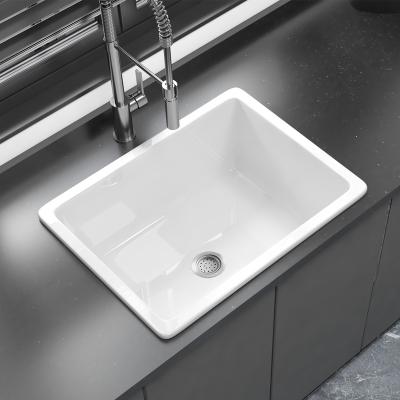 China Without Faucet FFC CUPC Moden Wash Basin Undermount Art Bowl Kitchen Basin Bathroom Luxury Ceramic Ware Wholesale for sale