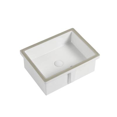 China Binli Modern Design Chaozhou Manufacturer Modern White Ceramic Undermount Basin For Bathroom for sale