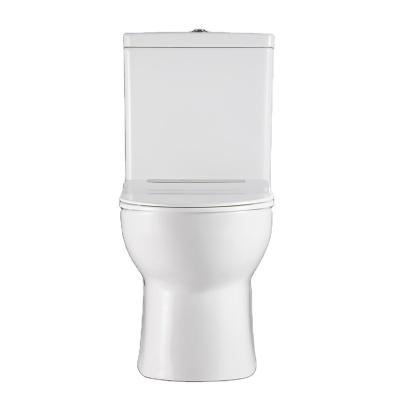 China Double-Flow BINLI Watermark Certificated China Vitreous Washdown Two Piece Toilet Suites Roll And Tank for sale