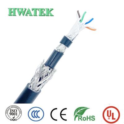 China Flecken-Kabel CAT5 2P BK 100BASE-TX, UTP, 50MHz, reines bloßes Kupfer, Snagless RJ4 22AWG, 35, Fullboot-Reihen-Ethernet-Kabel zu verkaufen