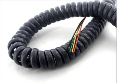 China Espiral industrial de la bobina de la primavera del poder de la UL del cable de vaivén del cordón retractable en venta