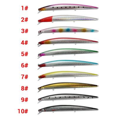 China Wholesale 23.5g 18cm Colors 23.5g 18cm Action Matched Lure Minnow Brown Trout Swim Sinking Fishing Tackle Vivid Fish With Three Hooks for sale