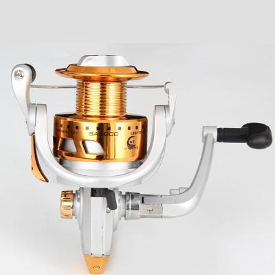 China Straight 4.1:1 high speed 5.2:1 surfcasting cheap saltwater fish reels baitcasting saltwater fish spinning reel with magnetic brake system for sale