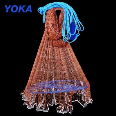 China High Strength Hot Sale Wholesale Hand Throw Float Nylon Monofilament Fishing Net Fishing Cast Nets for sale