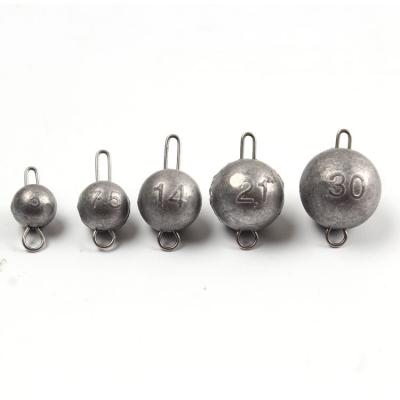 China Corrosion Resistant Fishing Accessories Round Fishing Carp Lead Sinkers Weight Mold Fishing For Jighead for sale