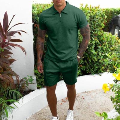 China QUICK DRY Custom T-Shirt Shorts Two Piece Set Short Sleeve Tracksuit Sticky for sale