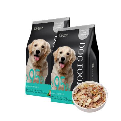 China Sustainable Pet Natural Nutrition Dog Sheep Freeze Dried Food Skin Care High Quality Formula Can Be Customized Own Brand for sale