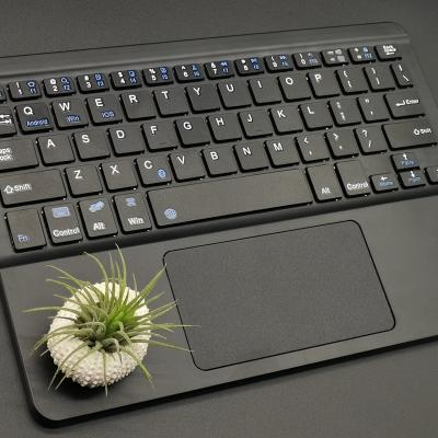 China Anti-ghosting Mini Desktop BT Portable Slim Wireless Typing Keyboard with Mouse Touchpad for iPad 10.2 for sale