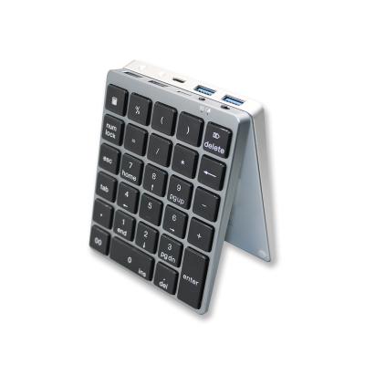 China BT Wireless Keypad Hub Numpad Wireless Wireless Keyboard Radio For Laptop PC for sale