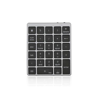 China High Quality Anti-ghosting Rubber Multi Color Wireless Digital Portable Blue Tooth Customized Mini Numeric Keypad For Desktop Tablet for sale