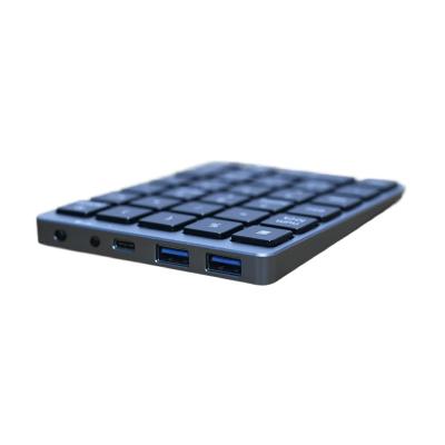 China Brand New Usb 3.0 BT Aluminum Wireless Hot Selling Keypad Ten Key Keypad Wireless For Office For Supermarket for sale