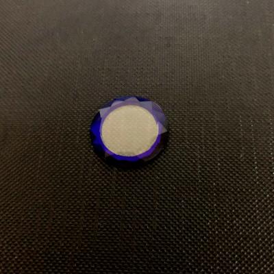 China Plano Blue Silkprinting Engraved Sapphire Crystal Jewelry for sale