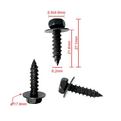 China Truss Everrich 30pcs Bolt Retainer For Automotive 90159-60477 Under Fender Cover Screws for sale