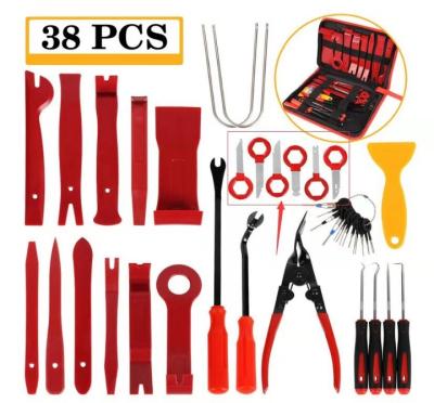 China 38PCSCar Auto Repair Kit Sticker Accessories Car Audio Scraper DIY Tool Dash Panel Trim Removal Tool Tuning Kit for sale