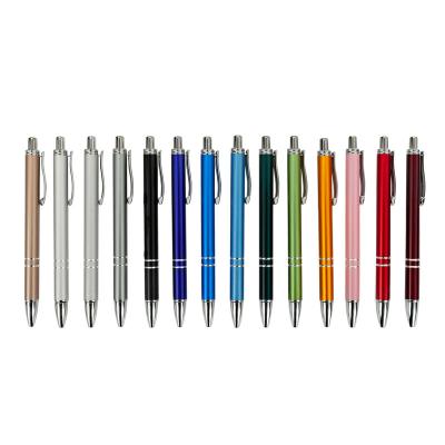 China office & School Pen High Quality Fancy Luxury Metal Promotional Pen Retractable Ballpoint Pen 0.8mm/1.0mm Logo Ballpoint Pens Custom Made for sale